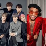 BTS meet Bruno Mars and Anderson .Paak in Las Vegas