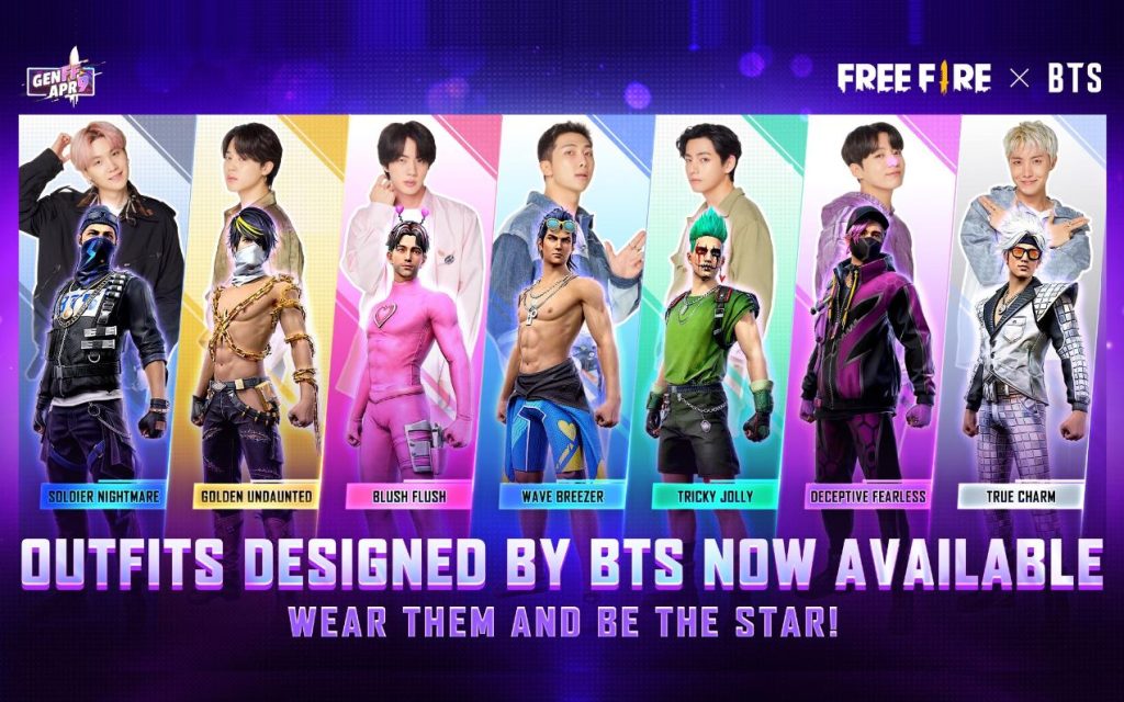 BTS releases a music video inspired in Free Fire