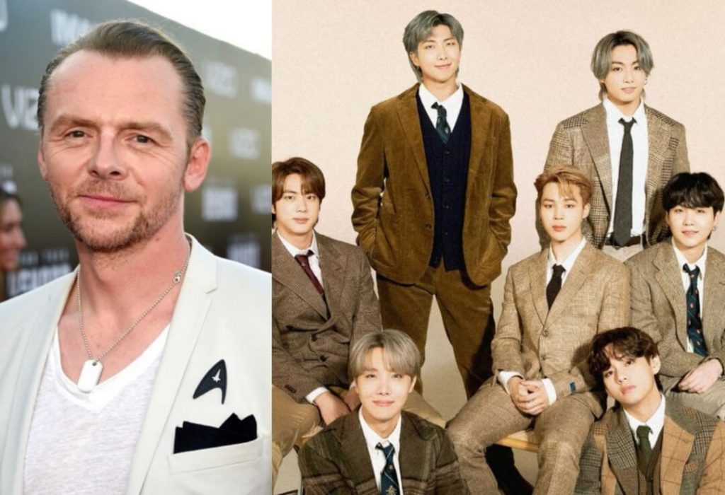 'Mission: Impossible' actor Simon Pegg traveled to Las Vegas to see BTS