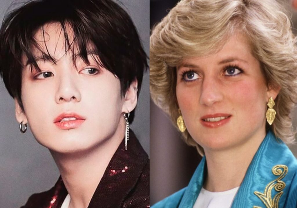BTS fans claim that Jungkook is the reincarnation of and Princess Diana