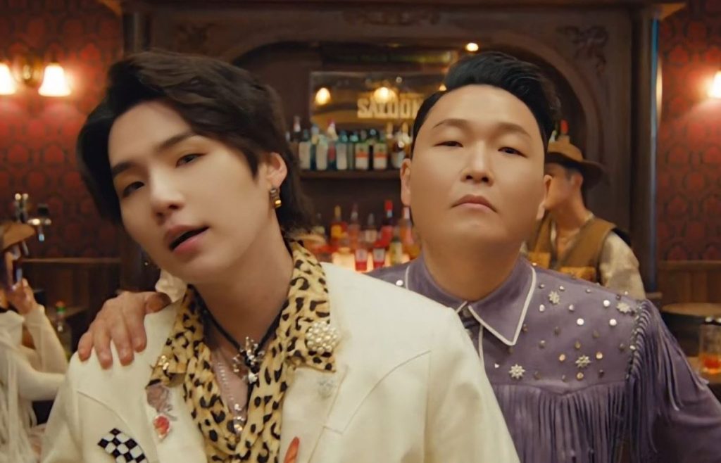 BTS' Suga and PSY are the most iconic duo and charm with their lovely words