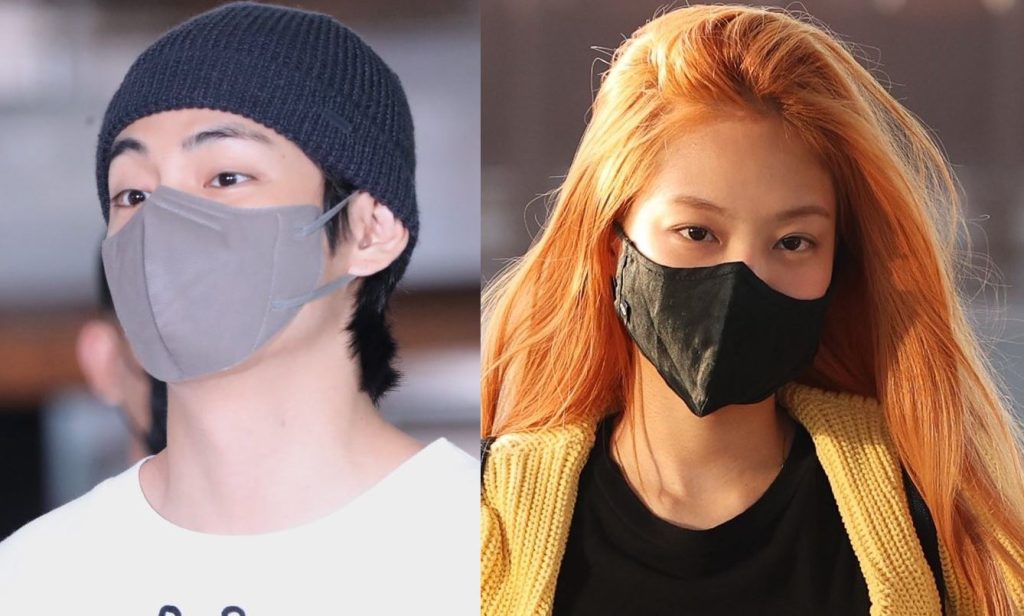 BTS' V debuts piercing on his way to the U.S. and is linked to BLACKPINK's Jennie