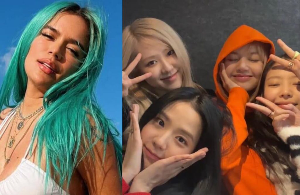 Karol G and the remix “Tusa” in collaboration with BLACKPINK