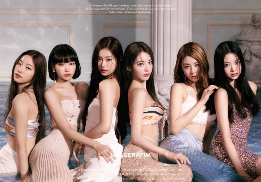 LE SSERAFIM has the best first week for a rookie girl group in Korean history