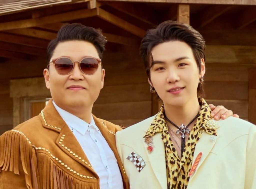 PSY confesses that it was BTS' Suga who motivated him to return to music