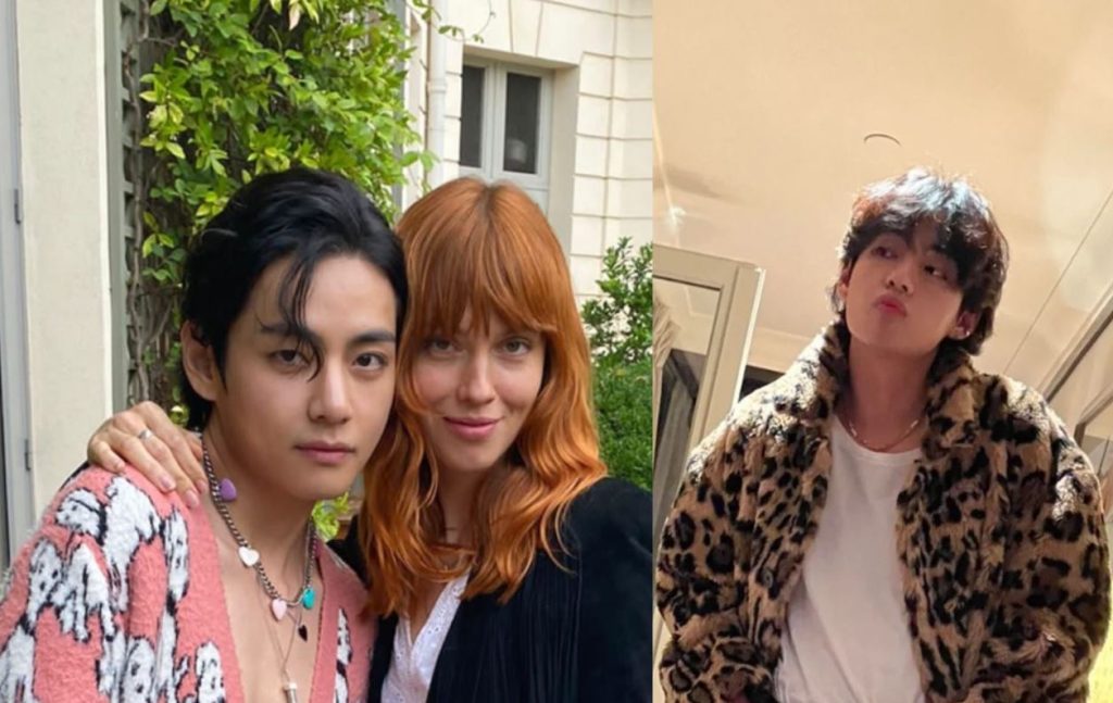 BTS' V went on a date in Paris with a sweet ginger girl named Julia