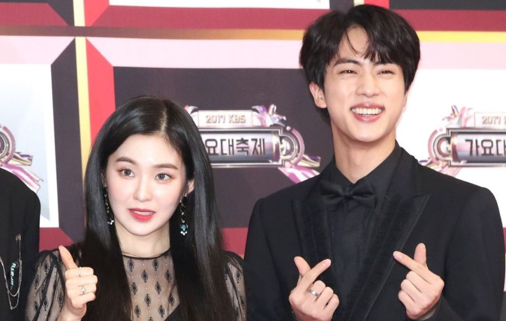 Jin from BTS and Irene from Red Velvet are linked in South Korea for this reason