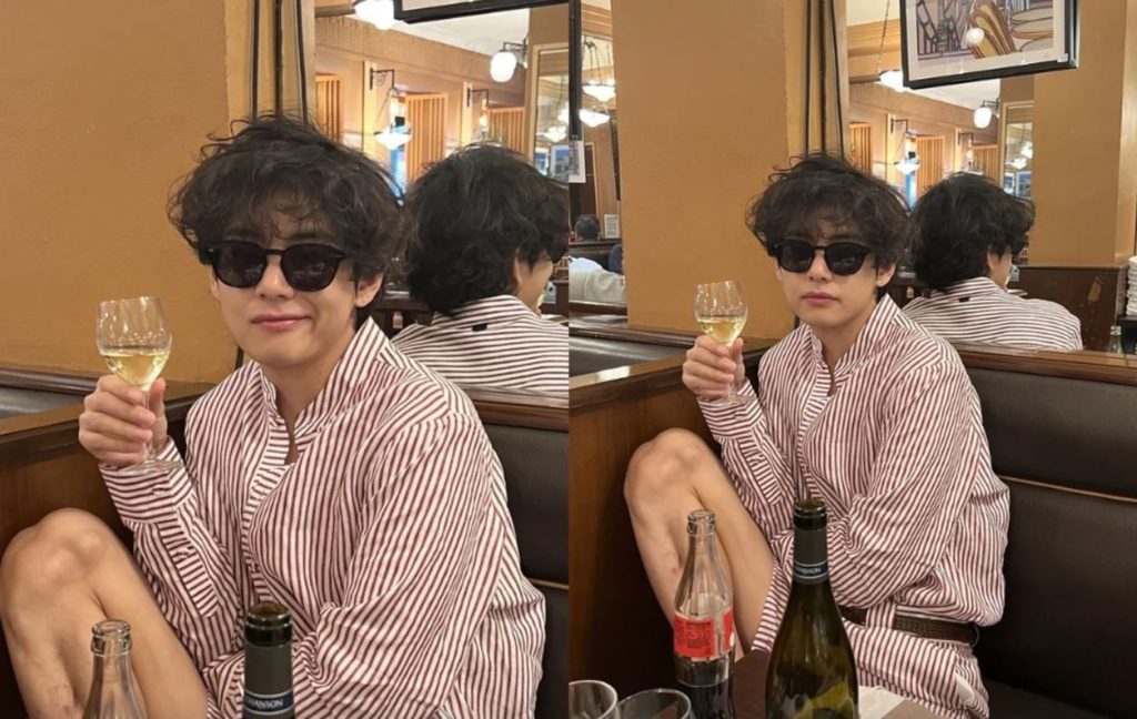 Kim Taehyung was caught clubbing and having the time of his life in Paris, France