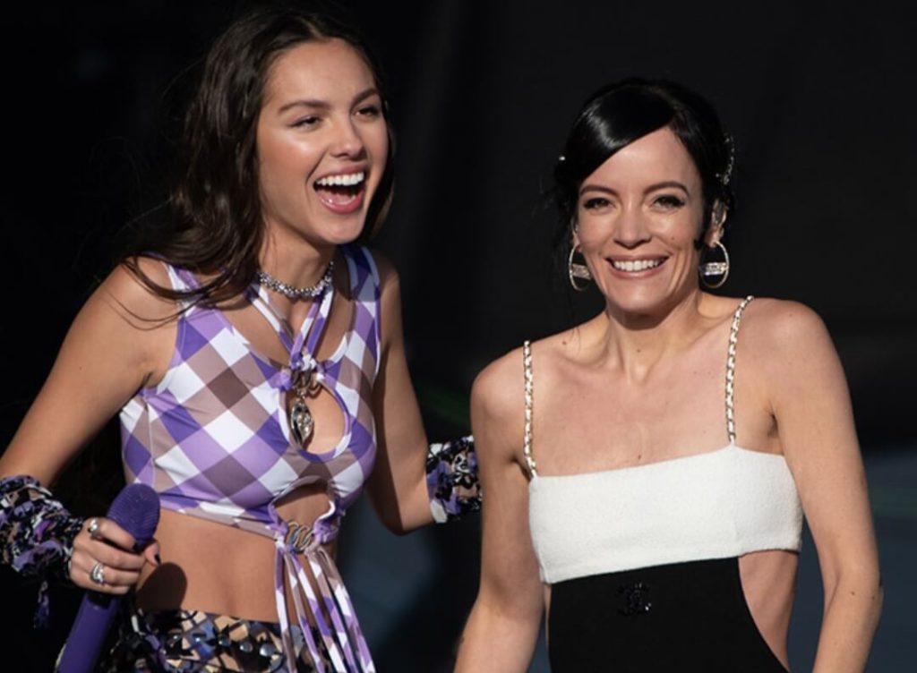 Olivia Rodrigo and Lily Allen sing 'Fuck You' to the Supreme Court of the United States