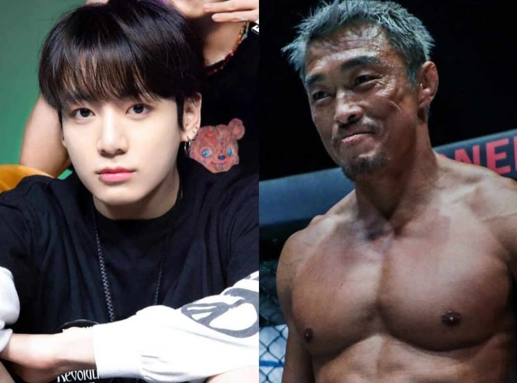 BTS' Jungkook and fighter Yoshihiro Akiyama clashed in an intense boxing match