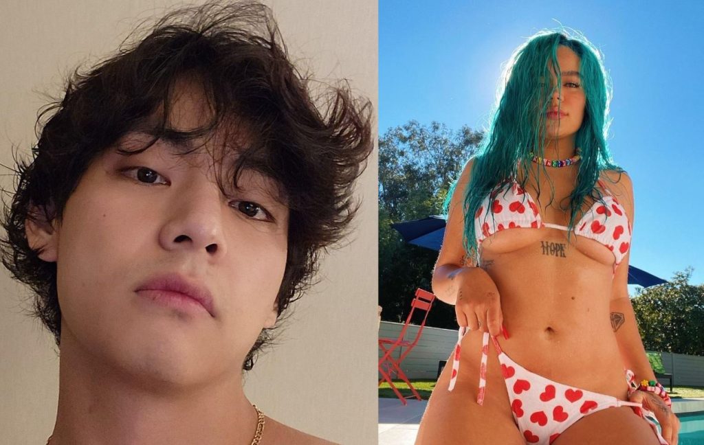 BTS: Kim Taehyung is fan of colombian Karol G and listens to her while driving