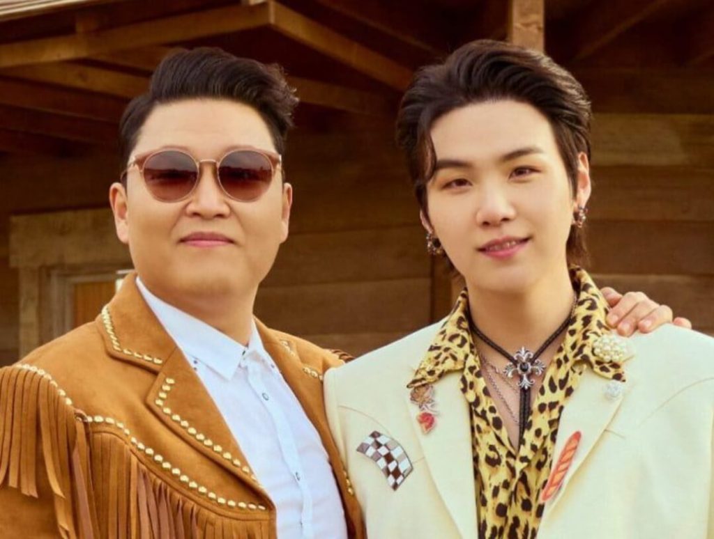 BTS' Suga thrills with surprise appearance at PSY concert