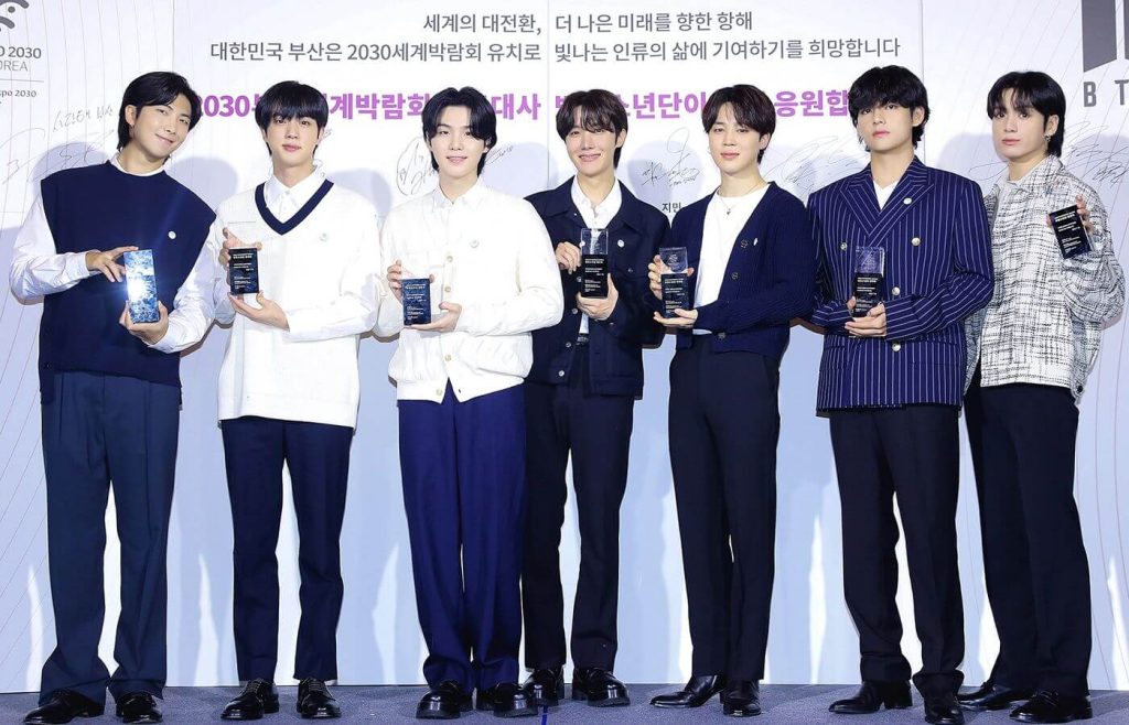 Busan World Expo 2030 officials criticized for abrupt physical contact with BTS members