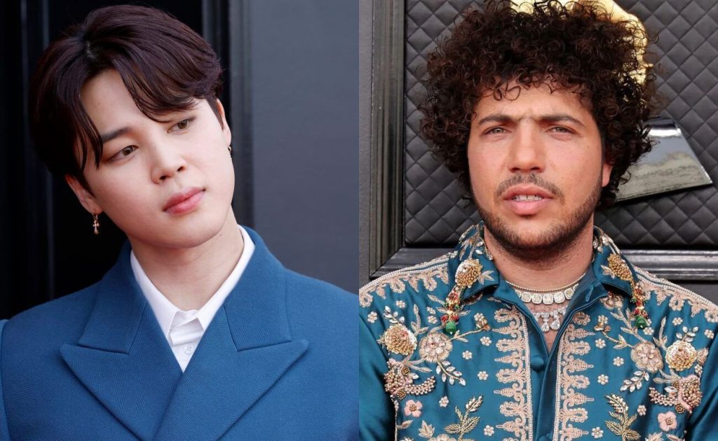 BTS' Jimin drives fans crazy with response to Benny Blanco for his look inspired by the idol