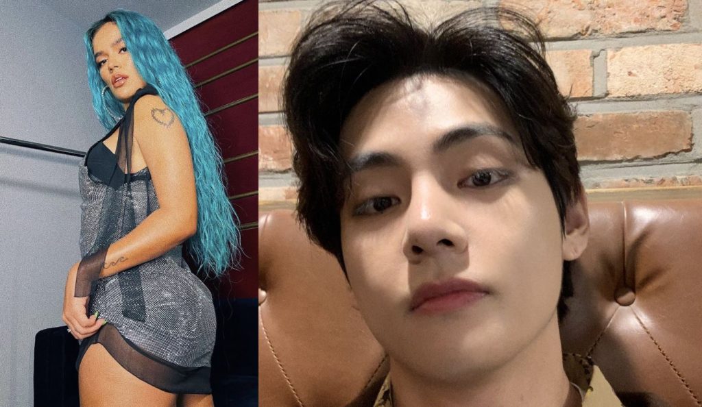 BTS: The sweet reaction of Karol G to the video of Taehyung listening to her music