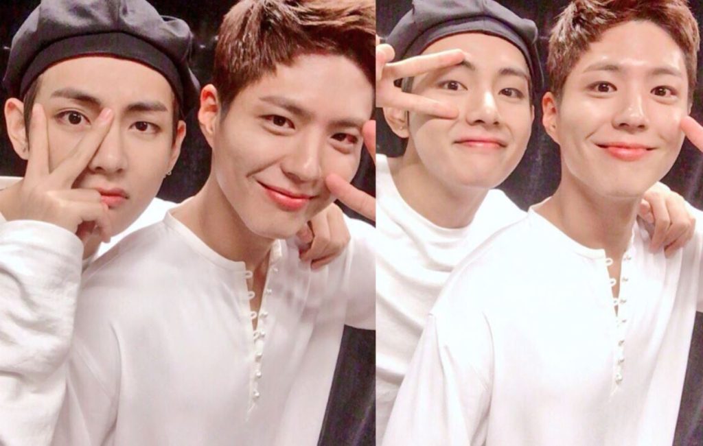 BTS' V and Park Bo Gum are spotted going out on a sweet date