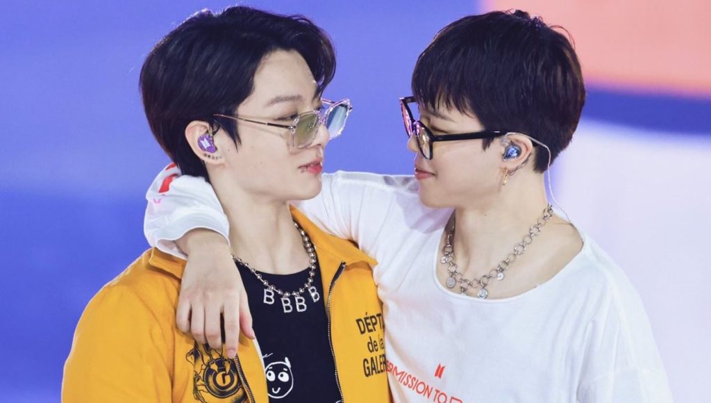 Jimin and Jungkook kissed while flirting and it's all caught on video