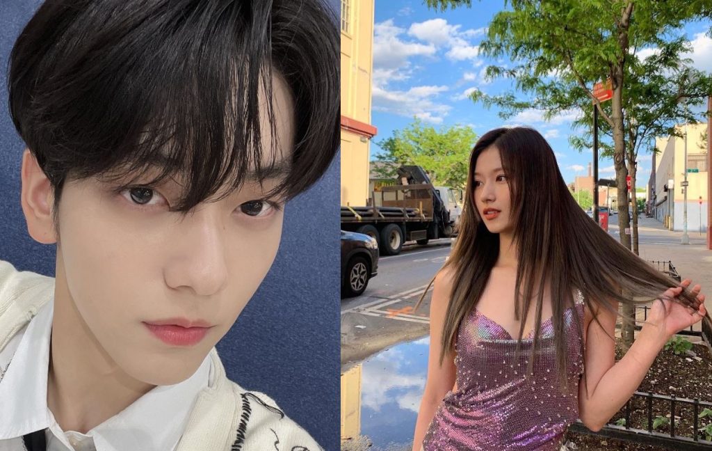 The cute interaction between TXT's Soobin and TWICE's Sana