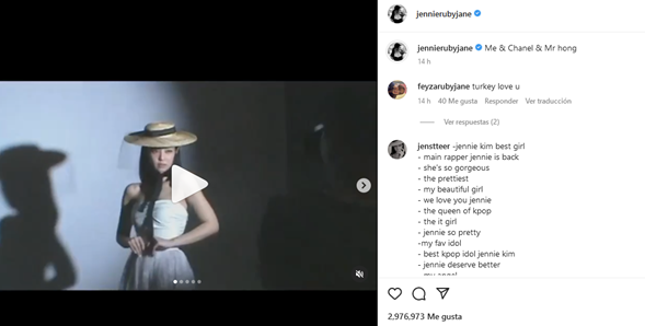 BLACKPINK's Jennie is described as sexy and charming on her new video “Me & Chanel & Mr Hong”