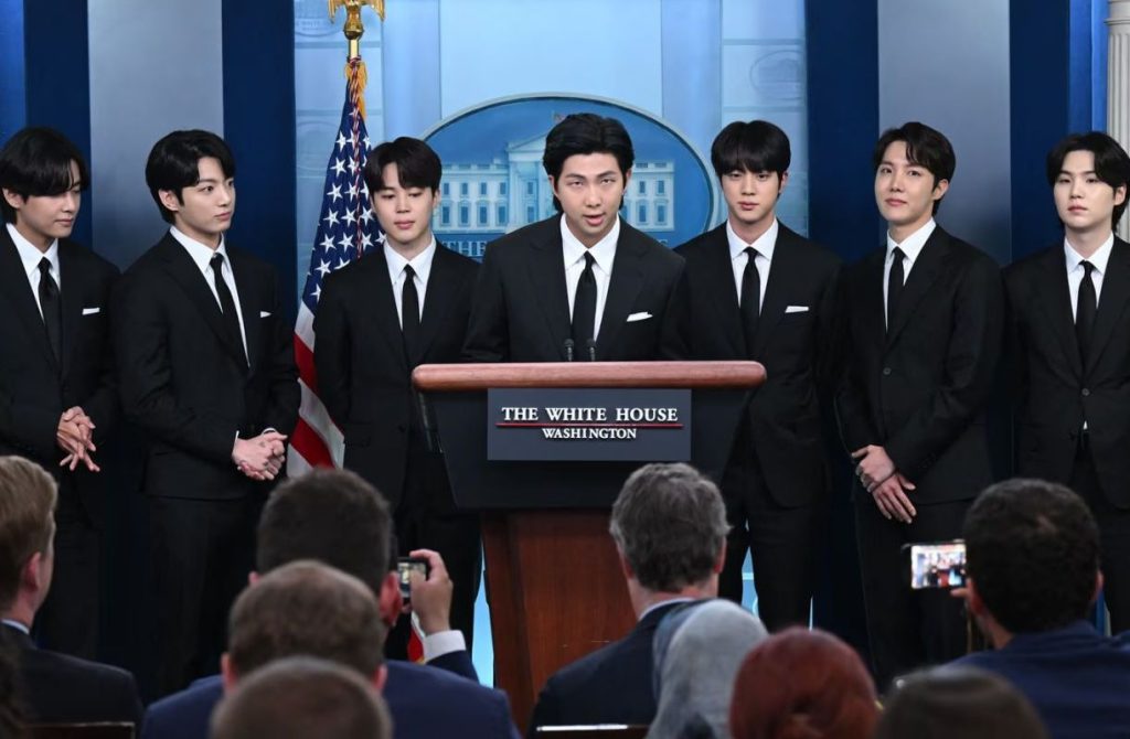 BTS members tell funny anecdote with the president of the United States