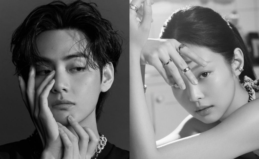 This was the first kiss of BTS' Taehyung and BLACKPINK's Jennie