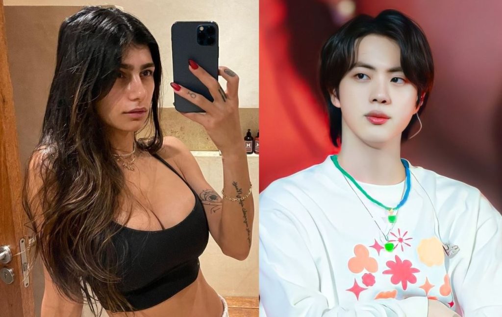Adult content actress confesses her love for Jin of BTS