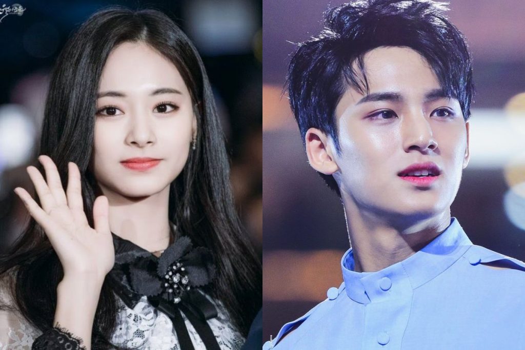 TWICE's Tzuyu and SEVENTEEN's Mingyu in dating rumors. Look at the photos