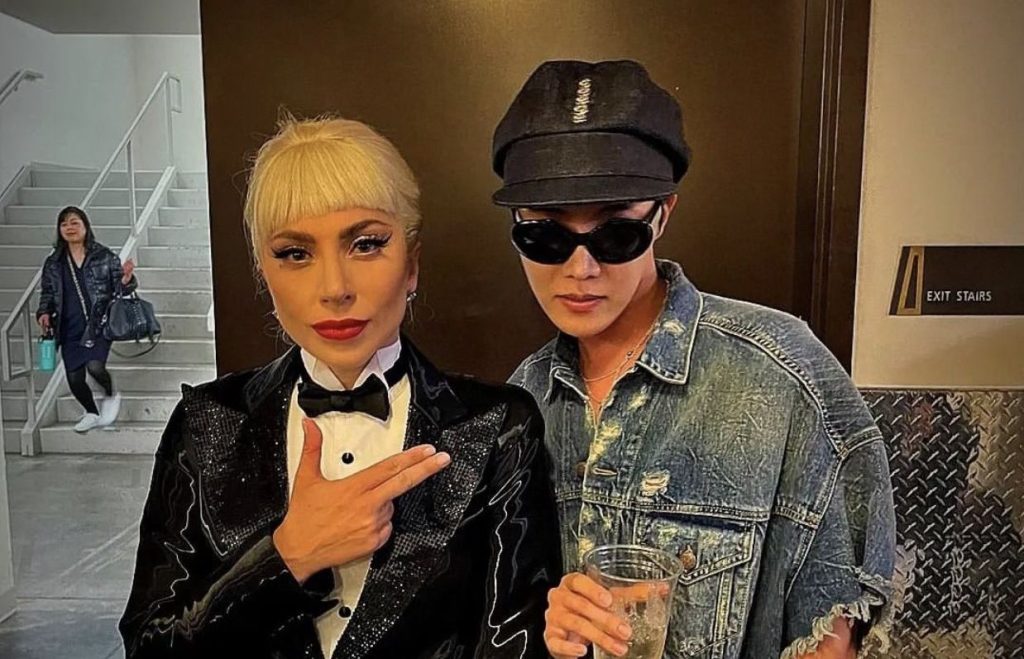 The epic reaction of BTS' J-Hope to meeting Lady Gaga in the United States