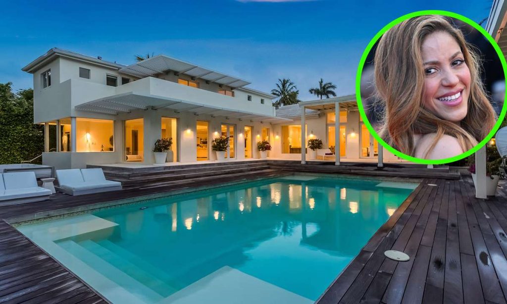 Shakira shows her new mansion in Miami. Is more than 10 million dollars worth