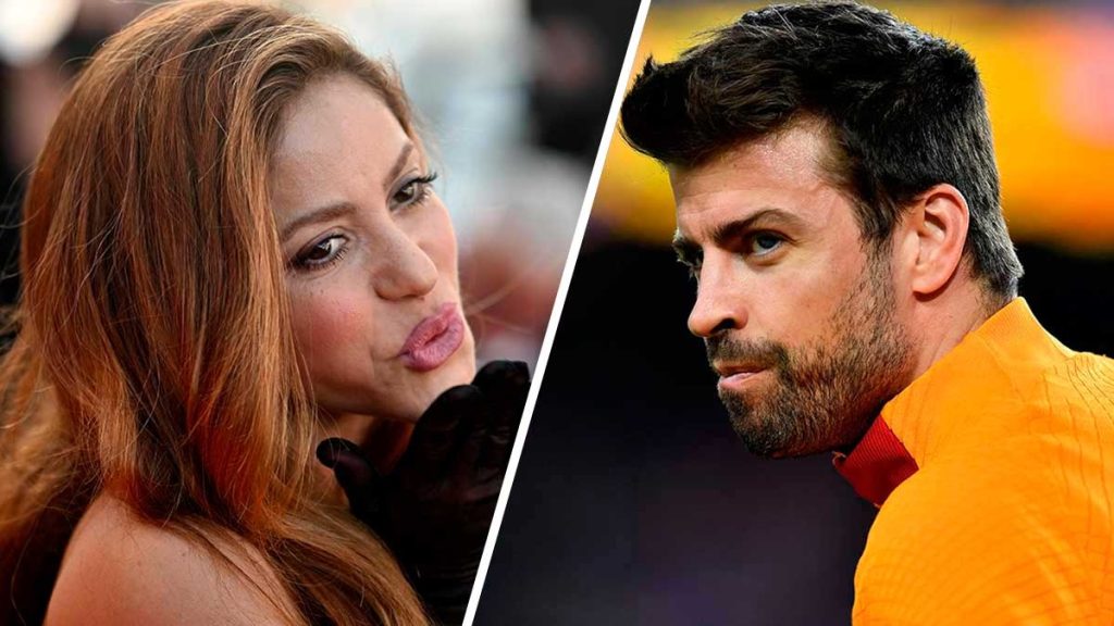 Shakira is caught making an obscene sign to Pique