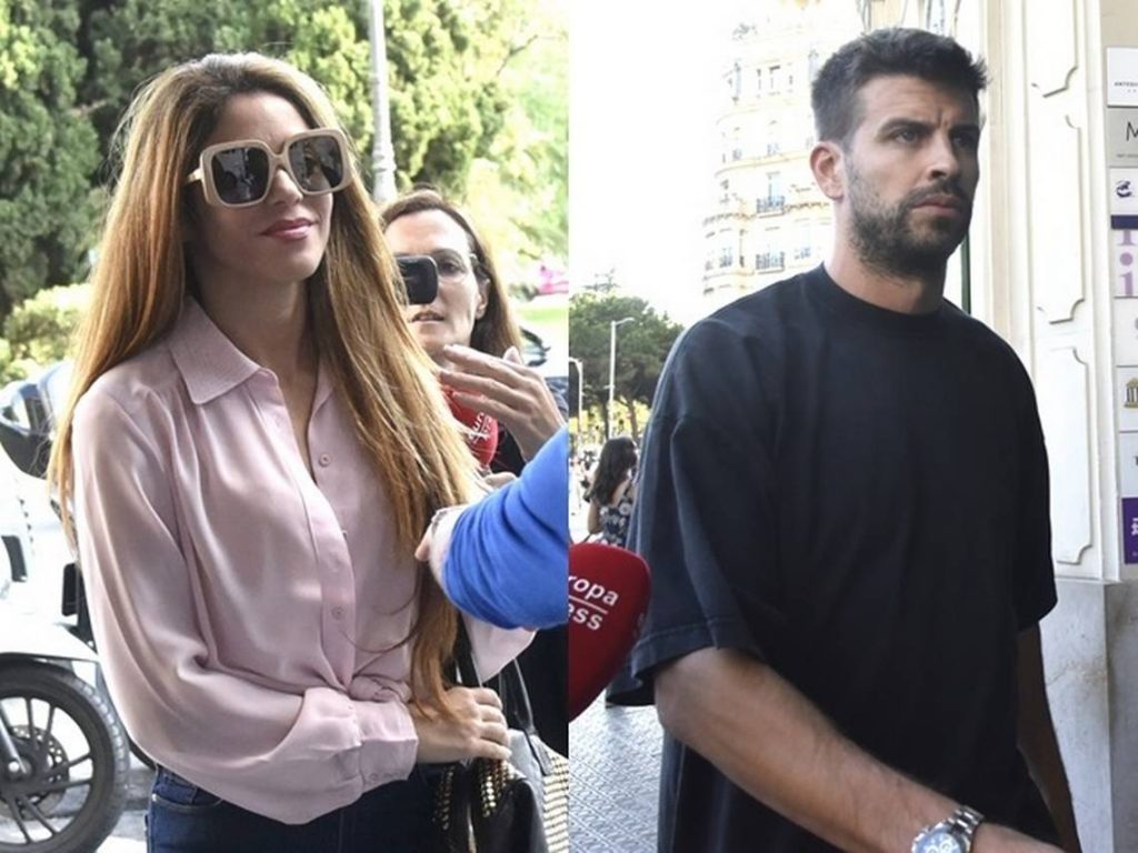 Shakira and Piqué looked angry in the final trial of their divorce