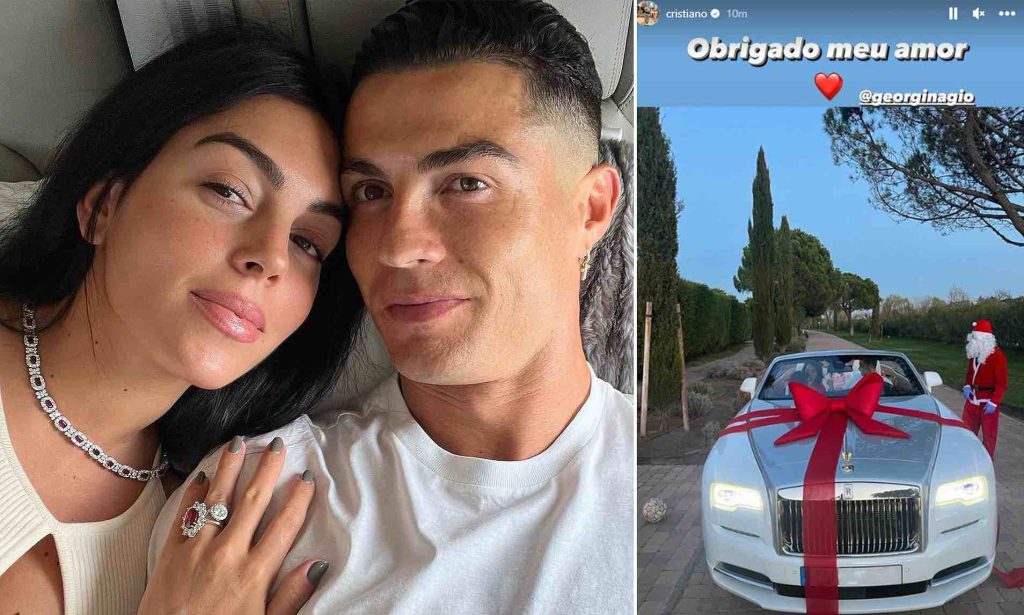Fans mock Georgina's gift to Cristiano Ronaldo, claiming he paid for his own gift