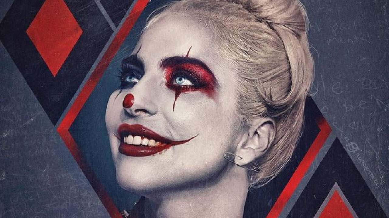 Images of Lady Gaga as Harley Quinn leaked, the red suit is amazing