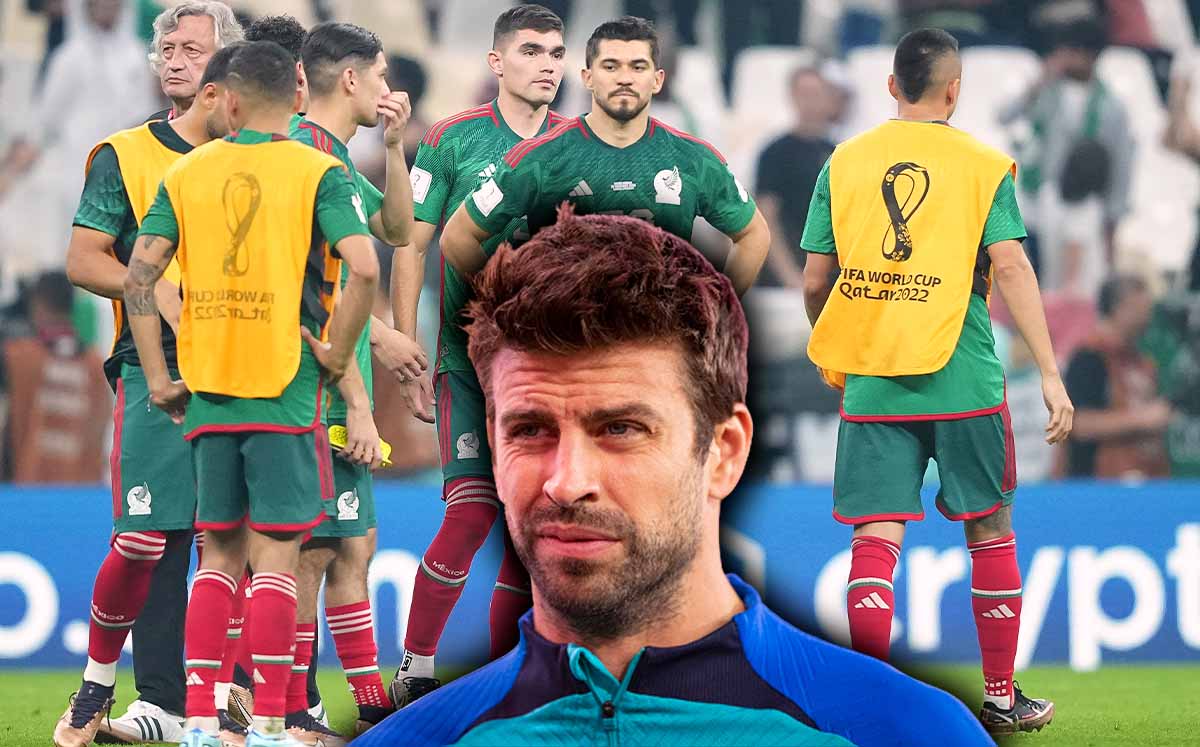 Piqué mocks Mexico for its performance at the World Cup 2022 Qatar