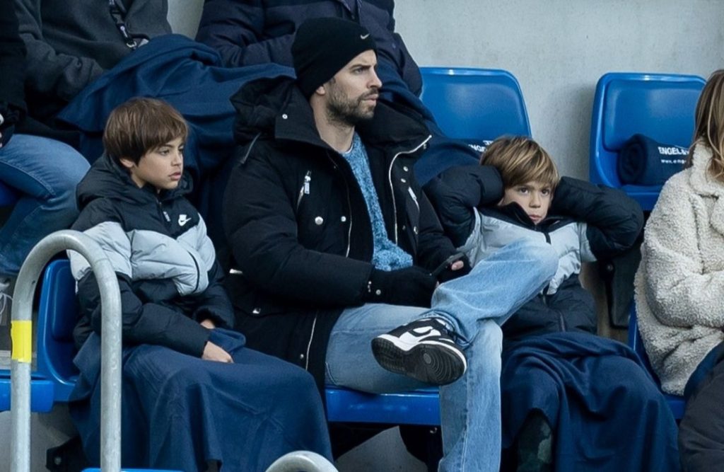 Shakira's children are caught suffering next to their father Gerard Piqué