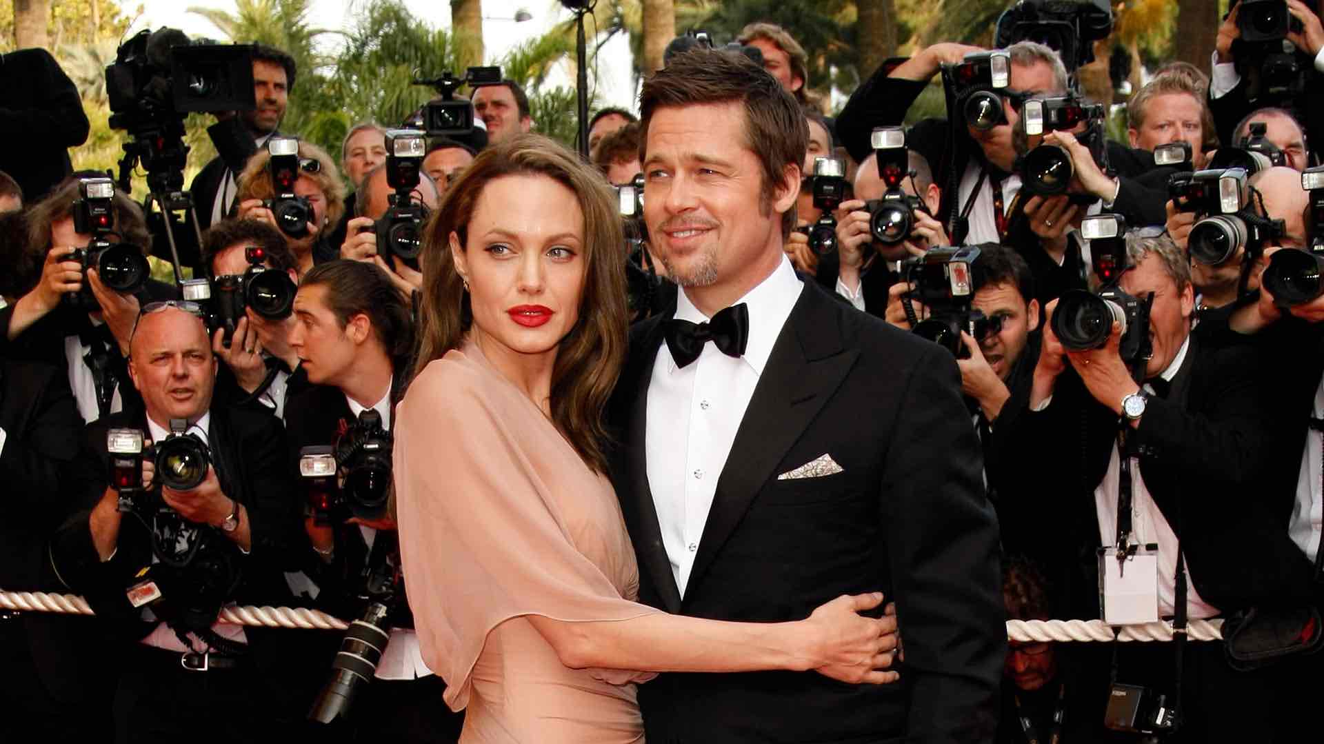 Angelina Jolie and Brad Pitt 