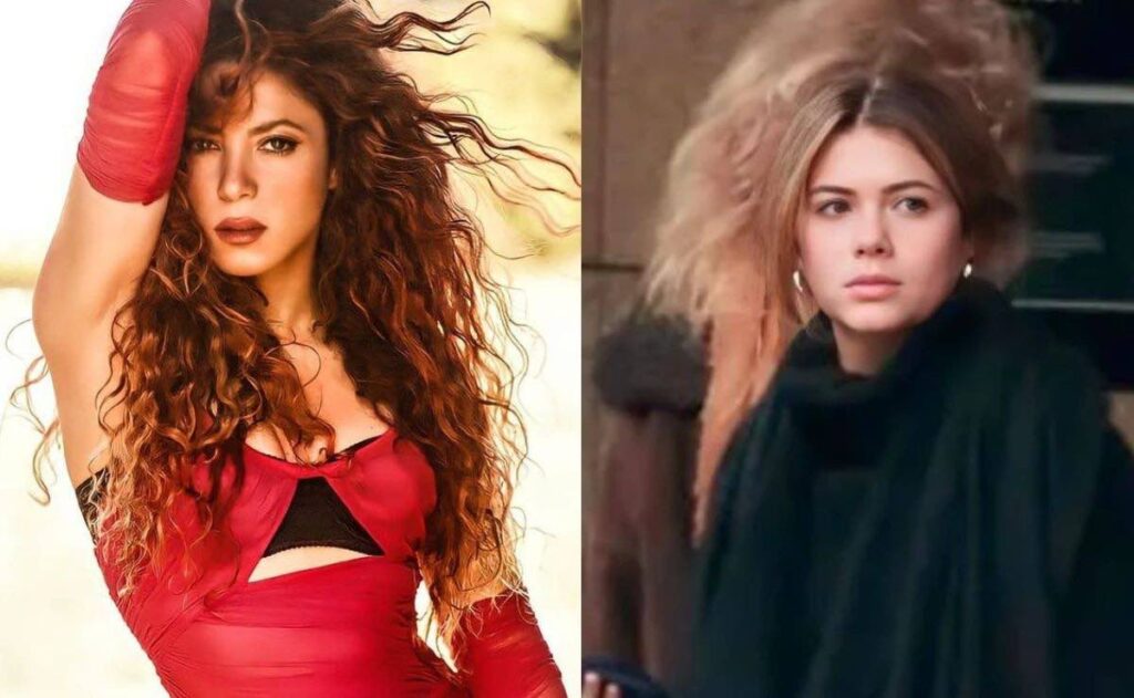 Clara Chía reacts to Shakira's offending song