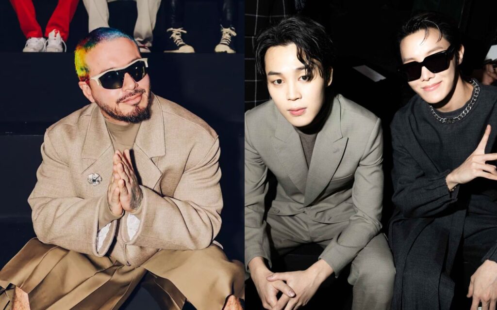 J Balvin meets with BTS' Jimin and J-Hope and talks about future collaboration