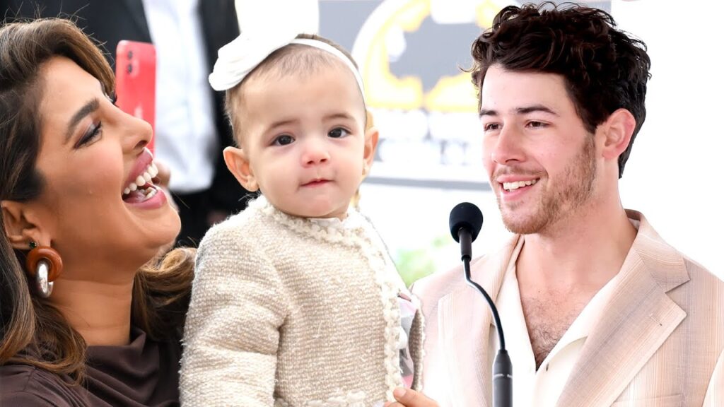 Nick Jonas and Pryanka Chopra shows his baby for the first time in public