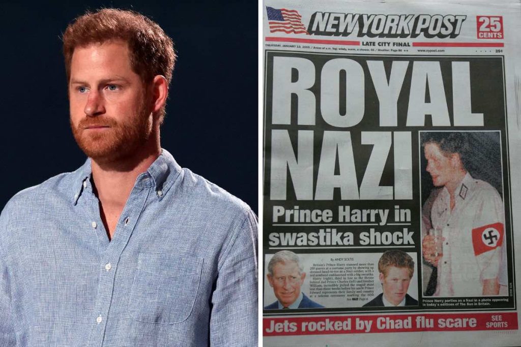 Prince William forced his brother, Prince Harry to wear a Hitler costume