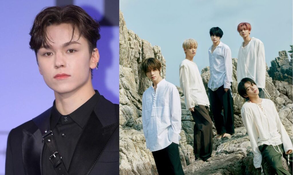 SEVENTEEN's Vernon in dating rumors with someone from TXT, were caught in the United States SEVENTEEN's Vernon in dating rumors with someone from TXT, were caught in the United States