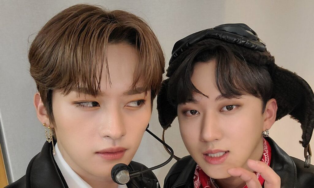 Stray Kids' Lee Know fake kissed Changbin on the mouth in the most shameless way