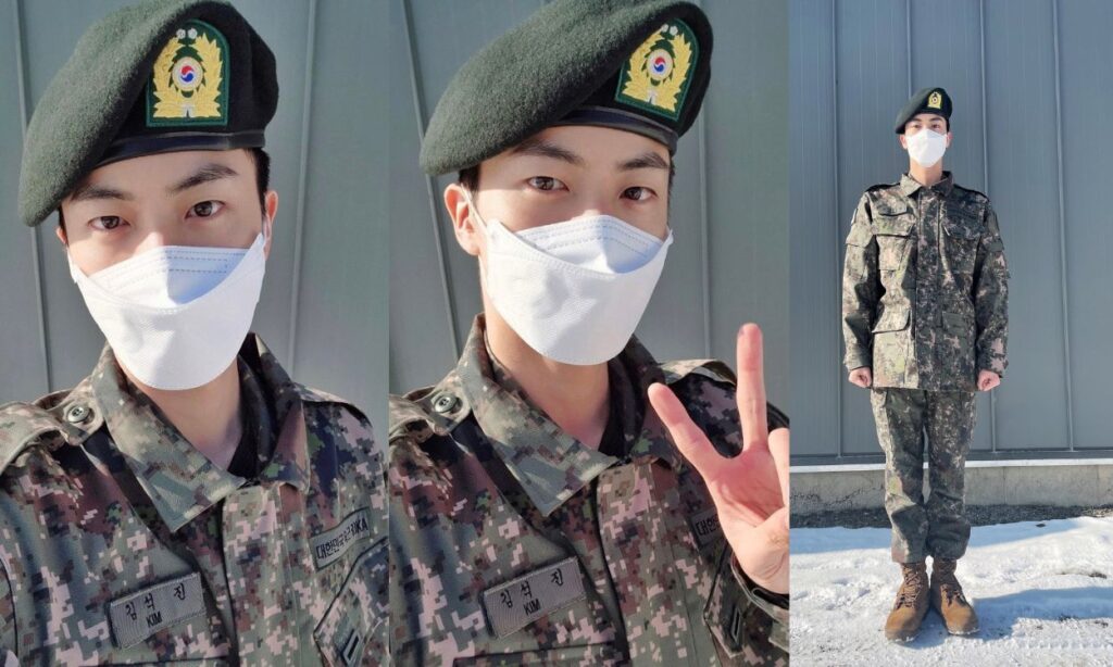 The powerful voice of BTS' Jin commanding his unit in military service (VIDEO)