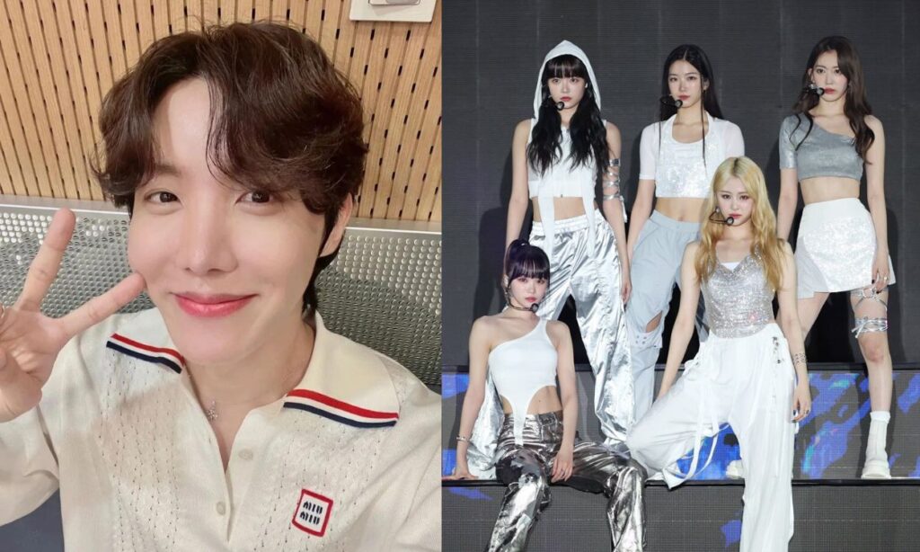 The way J-Hope of BTS addressed the girls of LE SSERAFIM