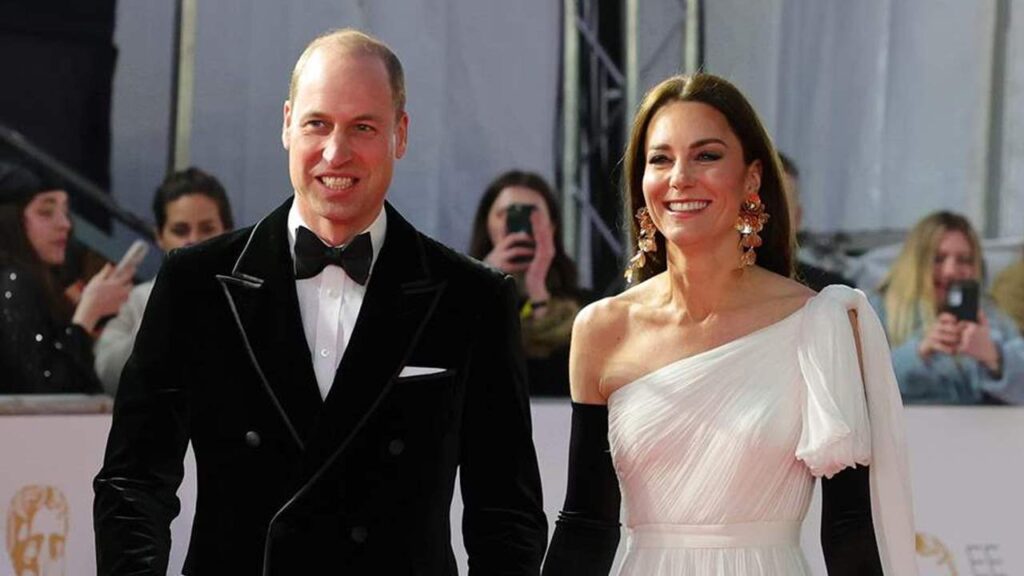 Kate Middleton wore a dress against Prince William at the BAFTAs