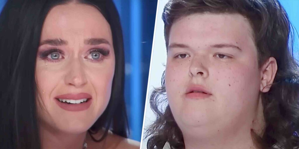Katy Perry cries her eyes out on American Idol because of a contestant