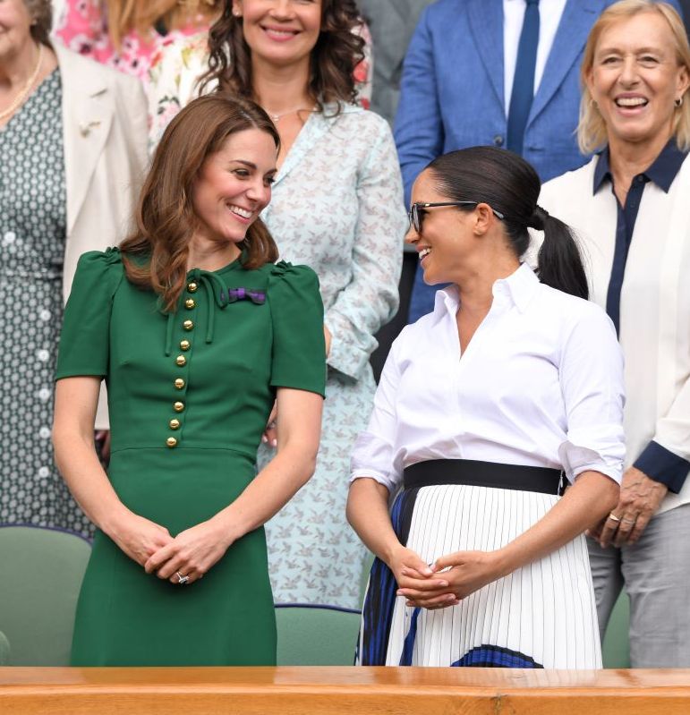 Meghan Markle has sent a message of support to Kate Middleton over their separation