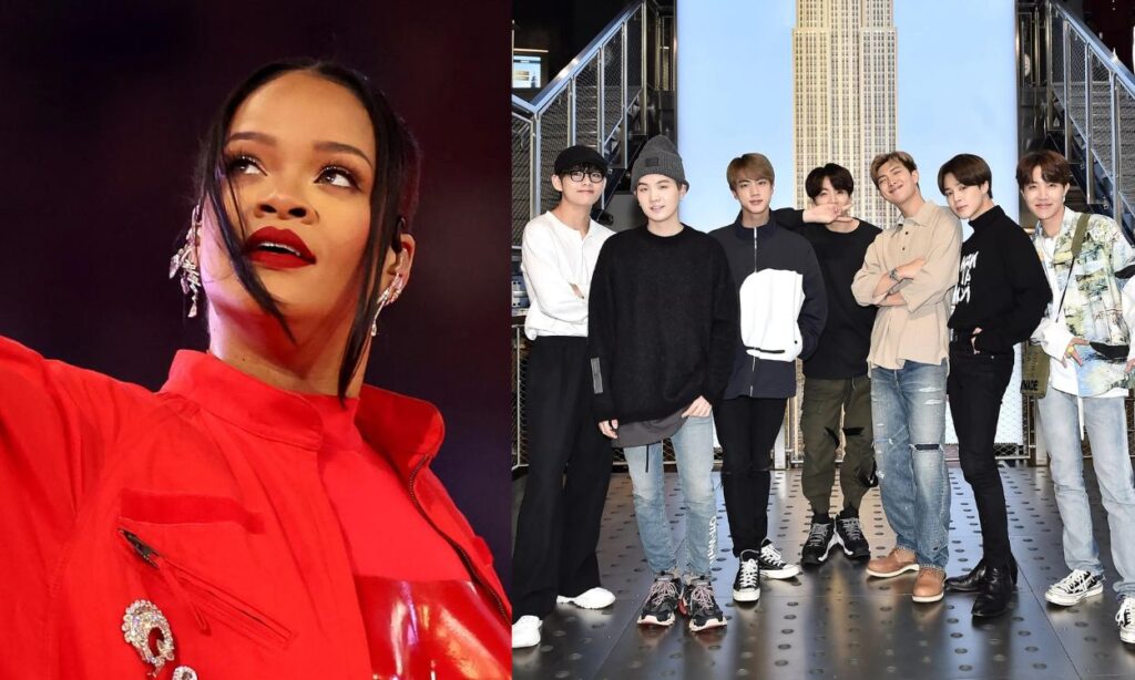 Rihanna may have been inspired by BTS for her Super Bowl halftime show