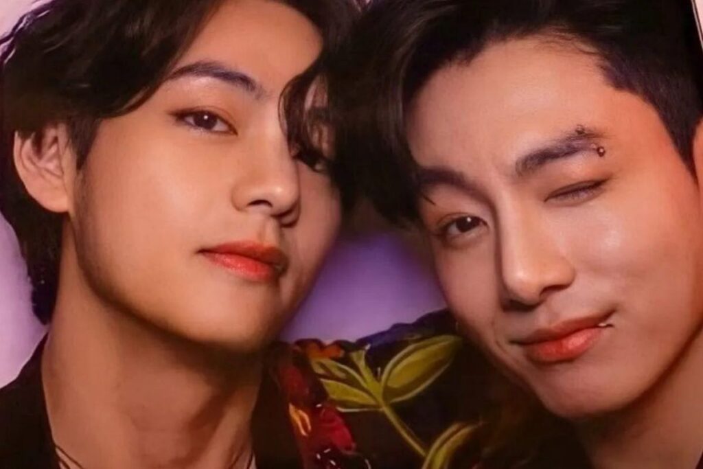 The photo of BTS' V and Jungkook sleeping together that has ARMY freaking out
