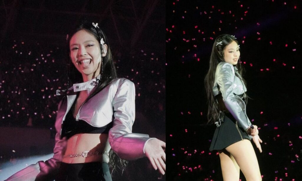 BLACKPINK's Jennie has had to bandage her face after suffering accident